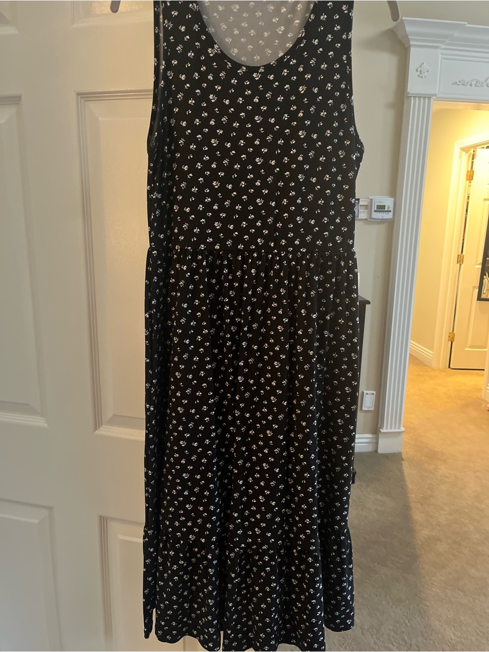 Michelle Mae Bailey Black Dress with White Floral Print